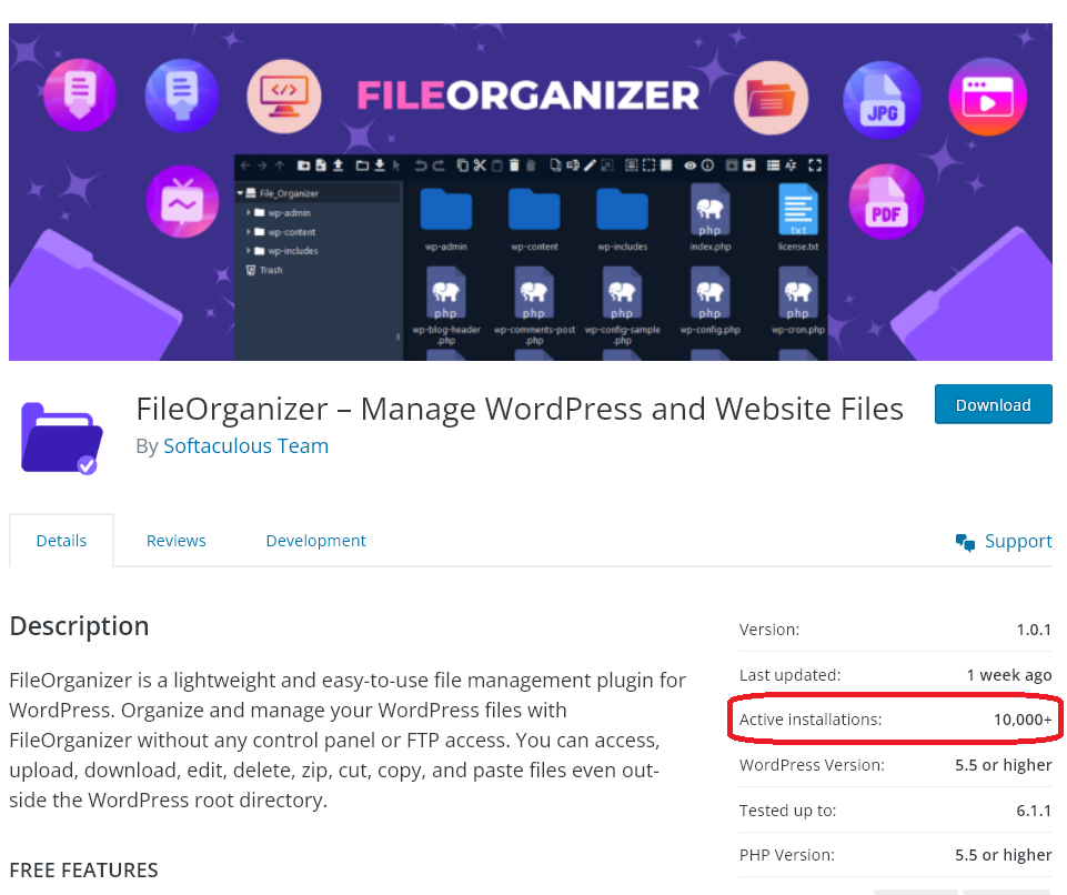 fileorg-10k-active